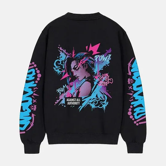 "Wildcard" Jinx Oversized Hoodie