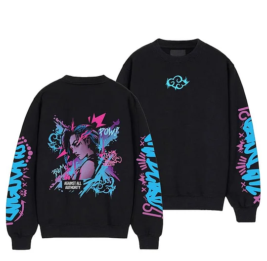 "Wildcard" Jinx Oversized Hoodie