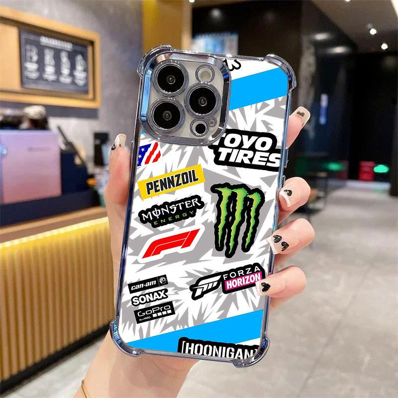 MZ.PP Phone Case For 17 16 15 14 13 12 11 X XS PRO PLUS MAX Quad Cushion Drop Protection Phone Case #IPMZ10 Protective Smartphone Cellphone Cover