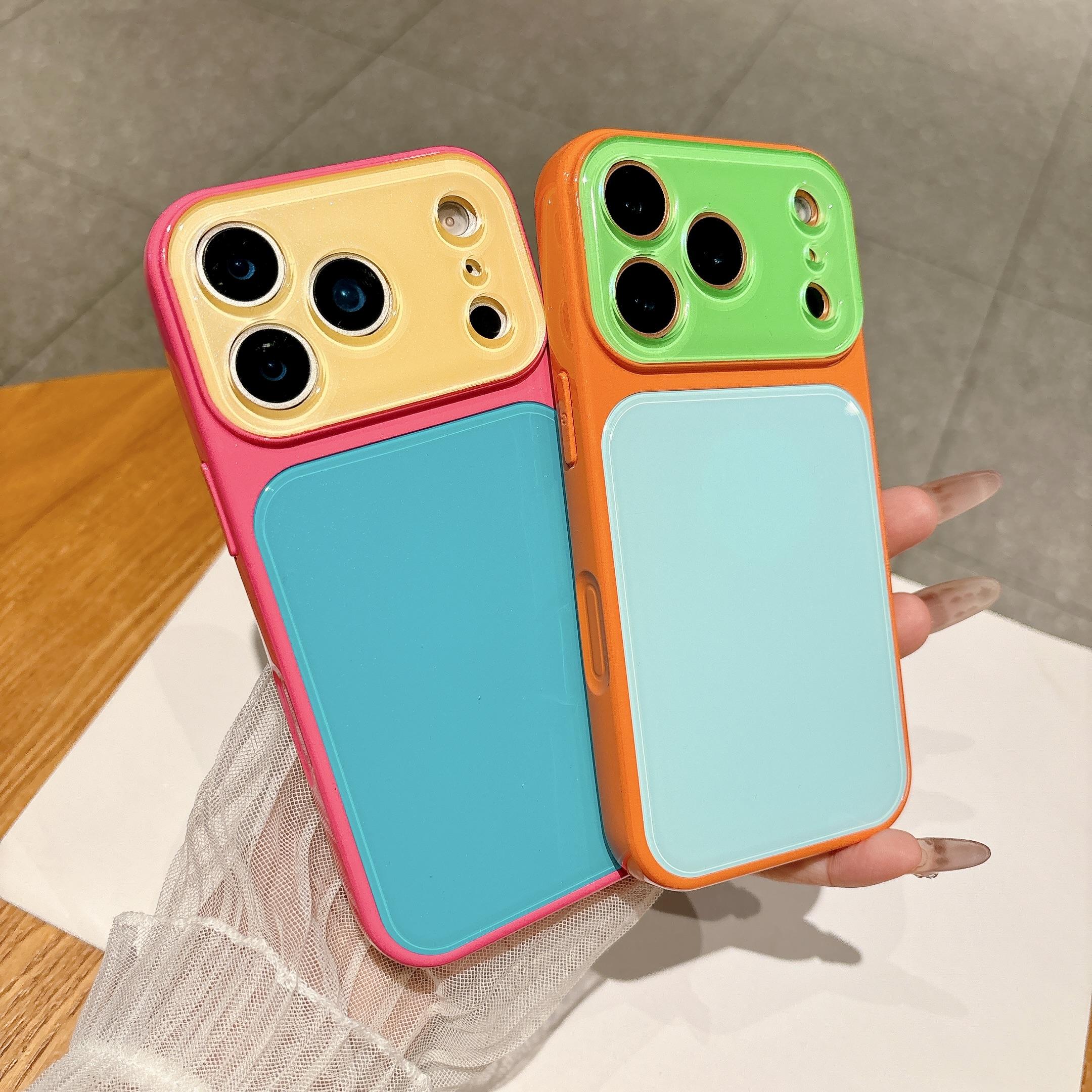 # summervibedopamine Contrast Color Suitable for iPhone 17 16 15 14 13 Pro Max Phone Case Contrast Color Full Lens Protection Compatible with iPhone 17 Pro Max Case  No paint peeling off, anti-fall and wear-resistant #SummerWins  #DealsForYouDays