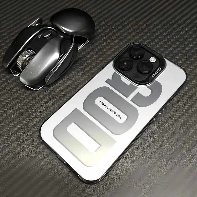 GOD Pattern Fashion TPU Laser Craft Phone Case for iPhone 17 16 15 14 13 12 11 Samsung Galaxy S25 S24 S23 S22 Anti-Drop Protection