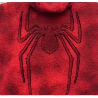 Oversized Red Spider Balaclava Hoodie