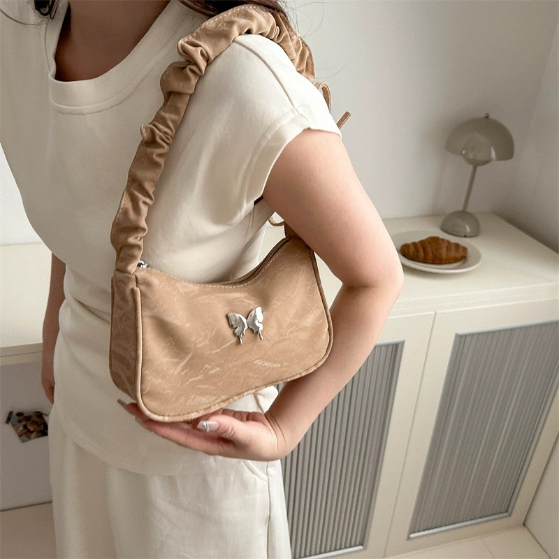 Ladies' French Style Niche Design New Stylish and Personalized One Shoulder Underarm Bag
