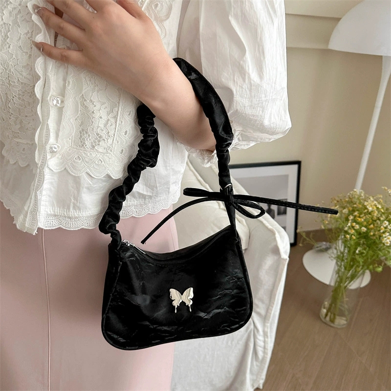 Ladies' French Style Niche Design New Stylish and Personalized One Shoulder Underarm Bag