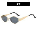 gold frame-gray