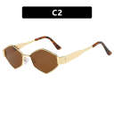 gold frame-brown