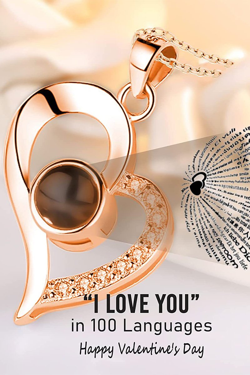 Women's Heart-shaped Projection Copper Inlaid Zirconium Clavicle Chain