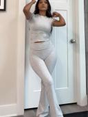 Short sleeves Gray