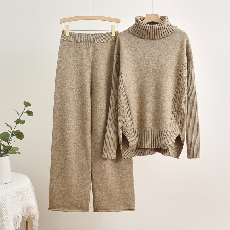 2025 Hot Sale Soft Cashmere Casual Sweater Suit
