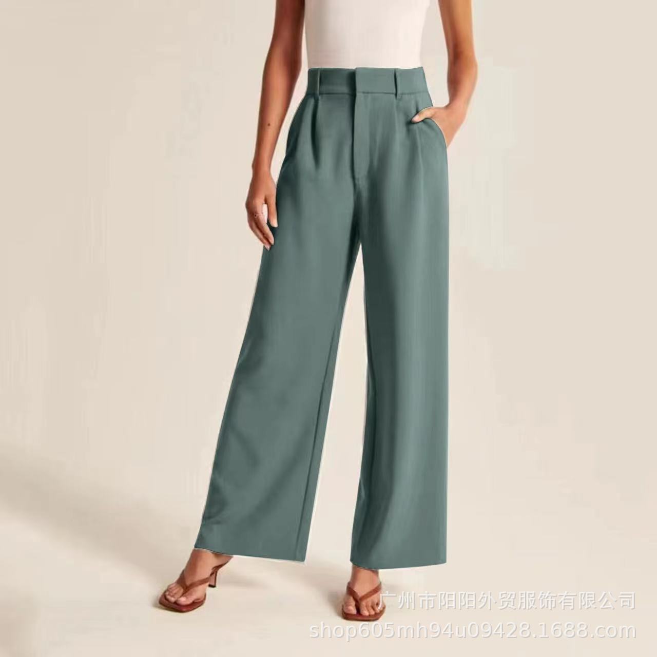 Wide Leg Tailored Pants (Buy 2 Free Shipping)