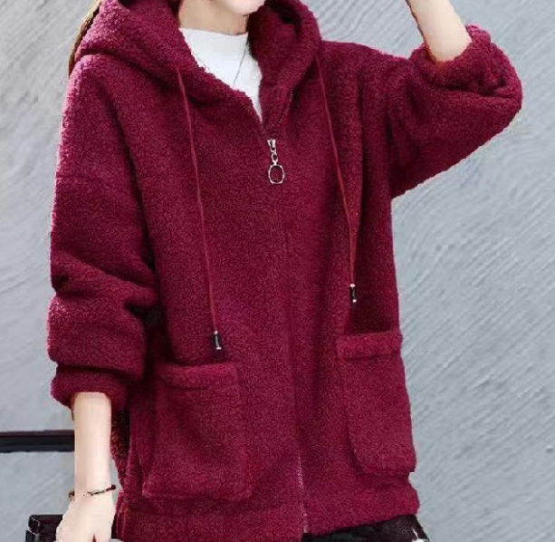 🎄Christmas Clearance  New Fall/Winter Lamb Fleece Plus-Size Coat