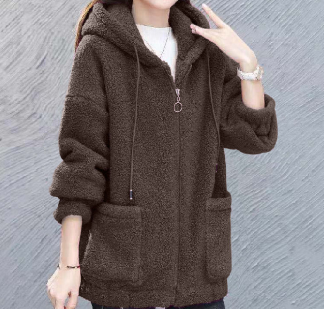 🎄Christmas Clearance  New Fall/Winter Lamb Fleece Plus-Size Coat