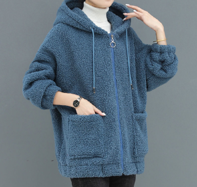 🎄Christmas Clearance  New Fall/Winter Lamb Fleece Plus-Size Coat