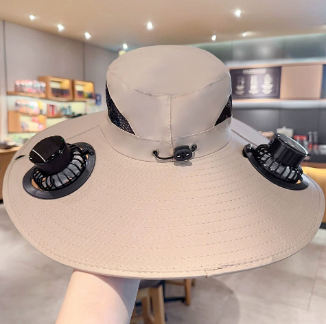 Summer Outdoor UV Protection Fan Hat