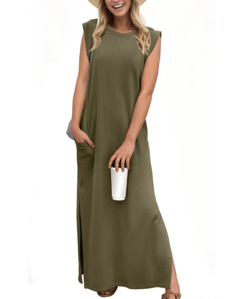 Women‘s Casual Loose Long Dress