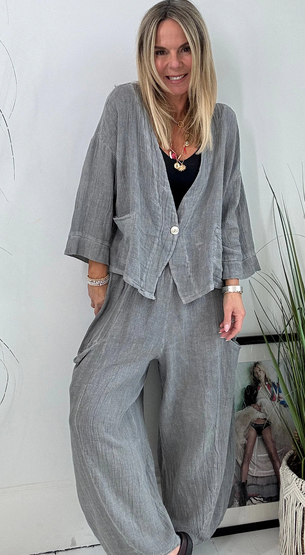 Last day 50%OFF🔥2025 New Arrivals Women's Summer Daily Casual Breathable Linen Suit
