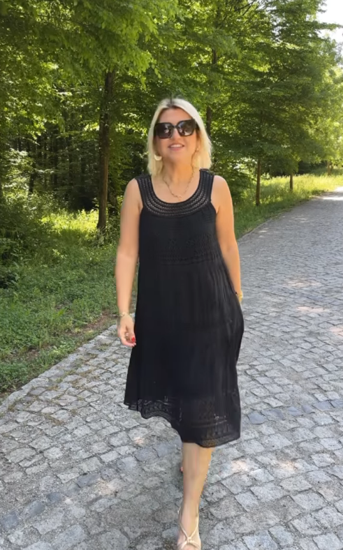 Casual Loose Ice Silk Holiday Dress