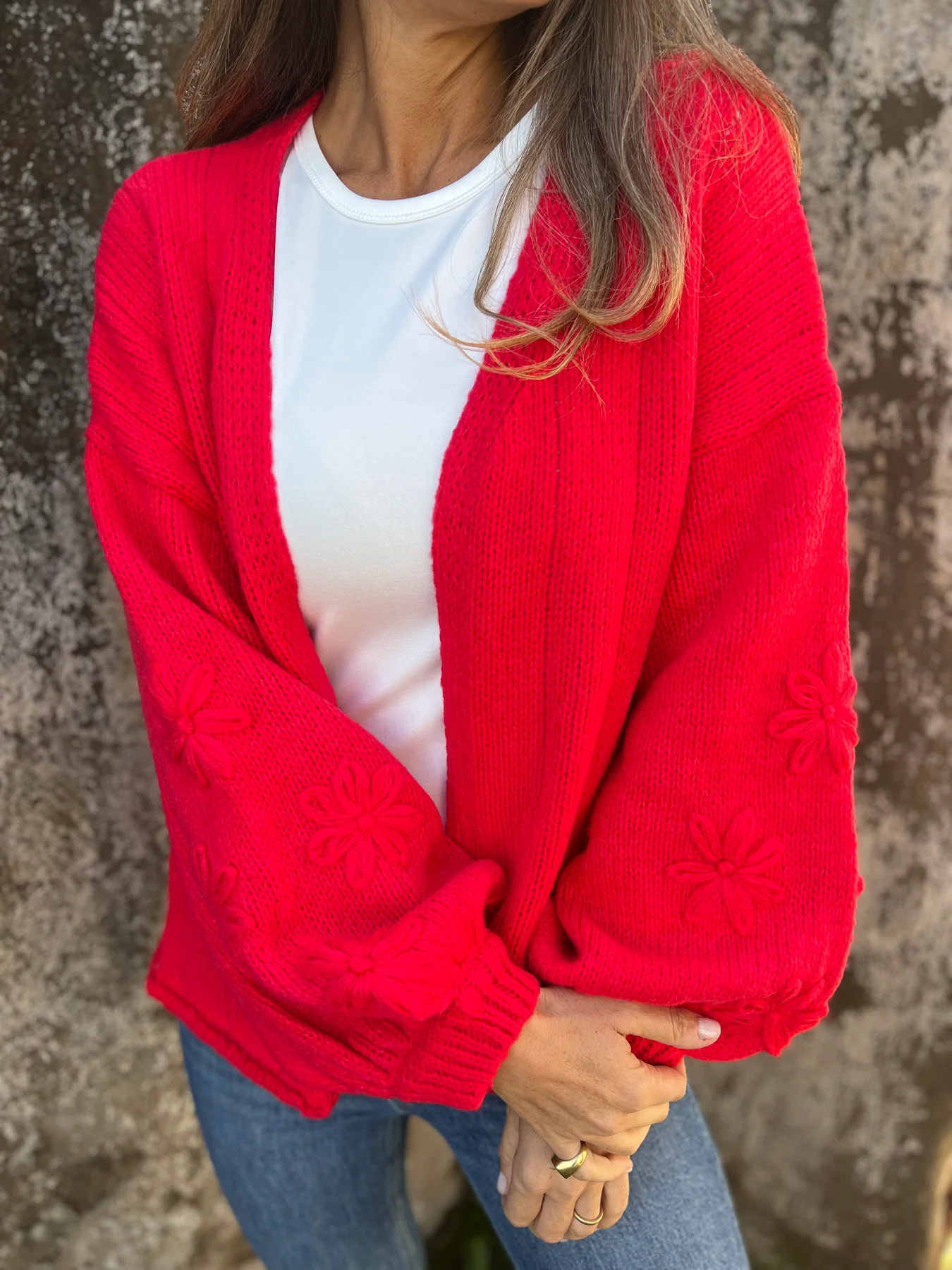 2024 Women's Casual Long Sleeve Sweater Cardigan