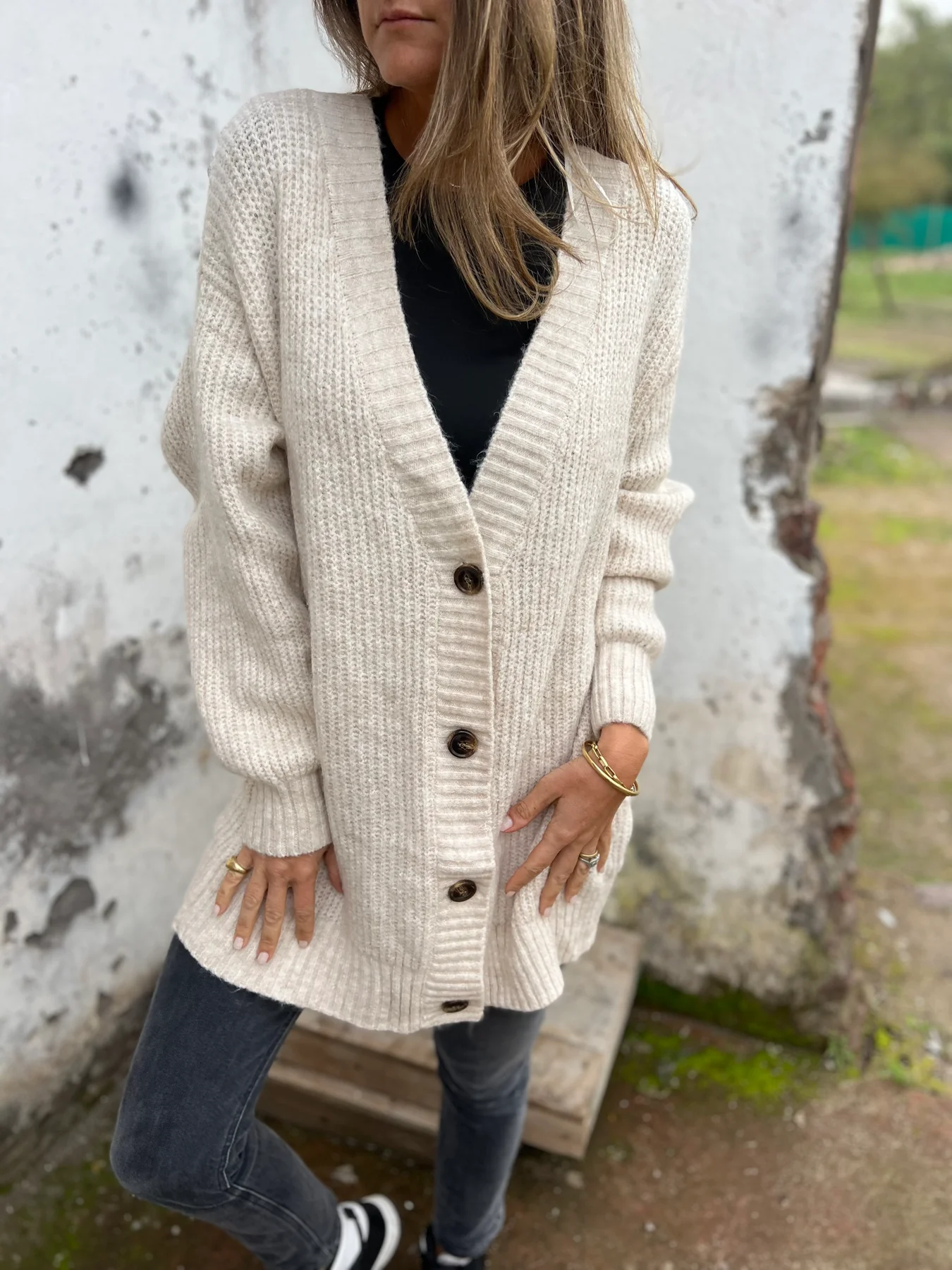 2024 New Women's Long Sleeve Casual Sweater Cardigan