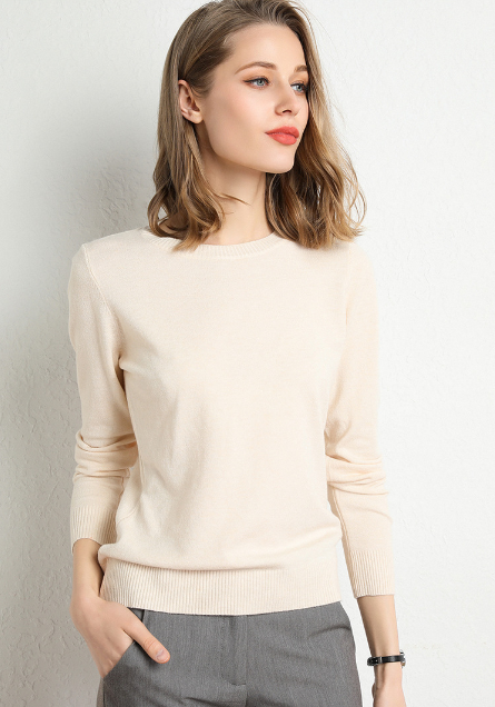 🔥2026 New Women's Solid Color Crew Neck Sweater