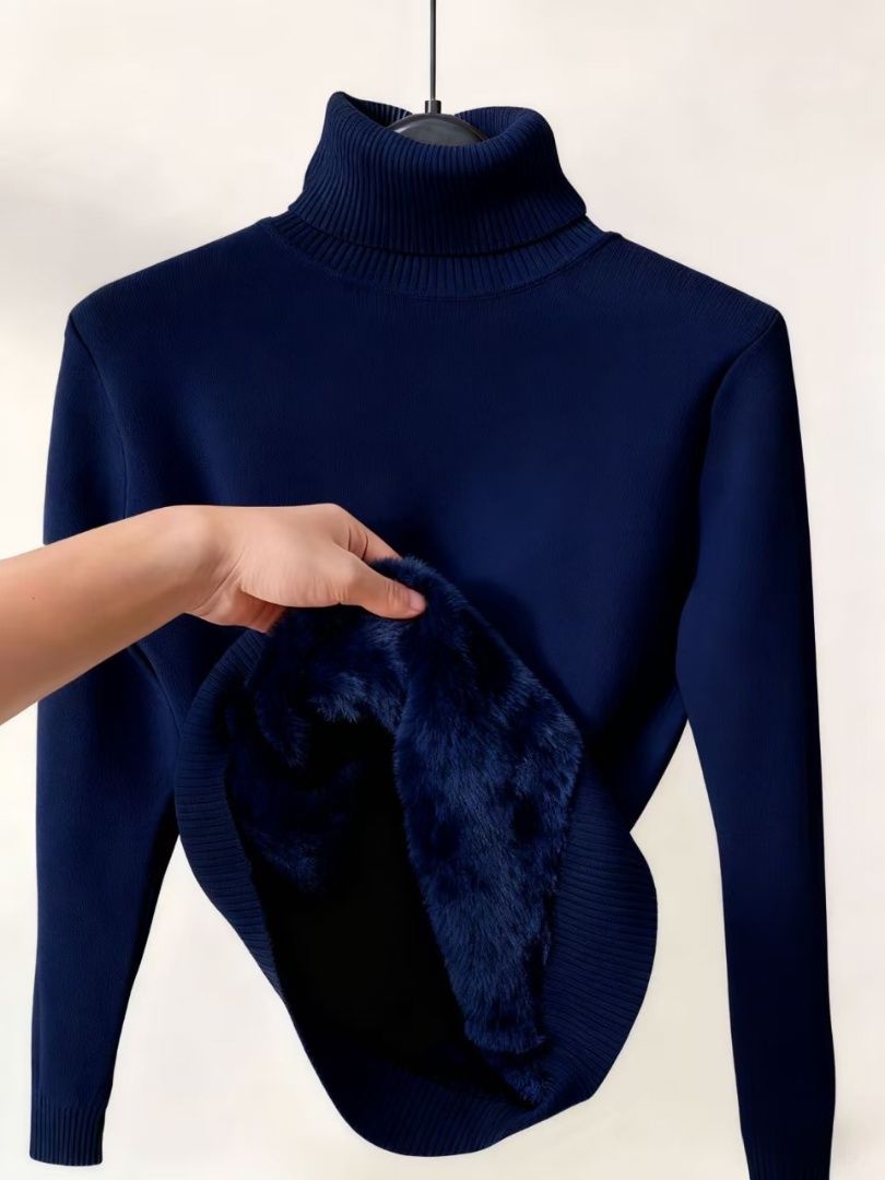 🔥Christmas Sale 60% Off🔥 - Women's Turtleneck Plush Cashmere Sweater