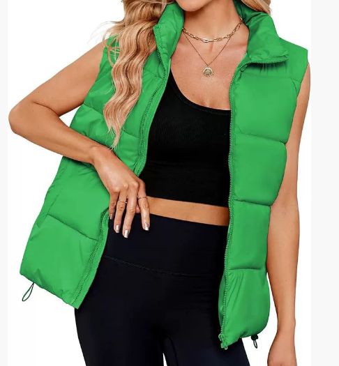 2025 Women's New Sleeveless Stand Collar Warm Velvet Vest Jacket