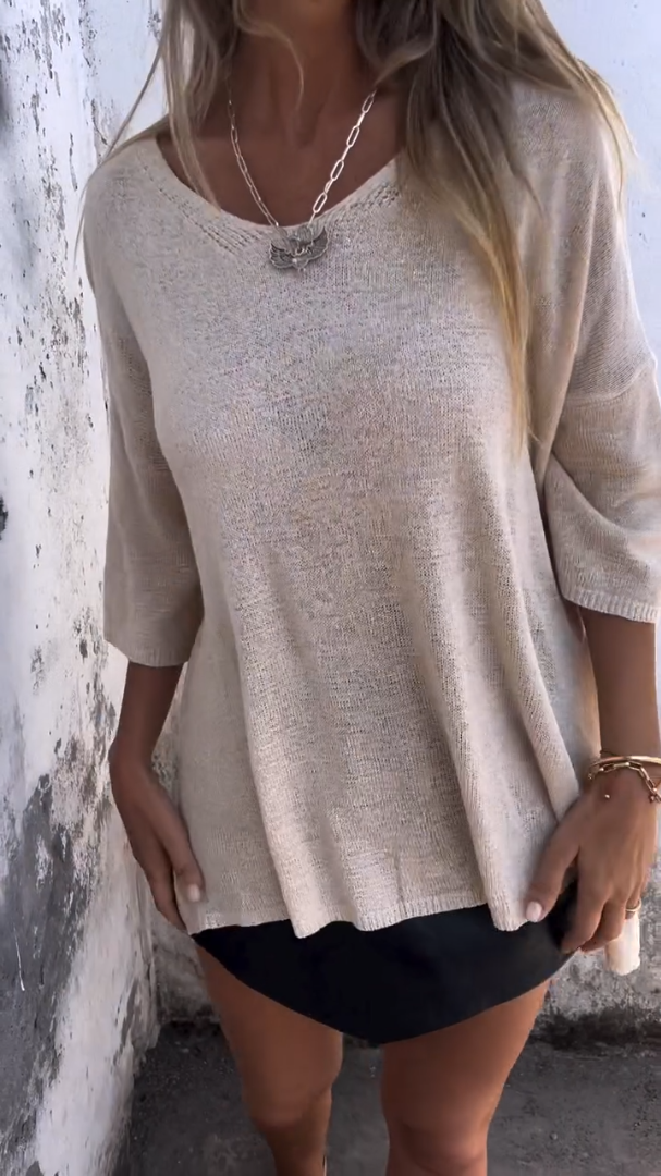 Women's Cotton casual sweater top