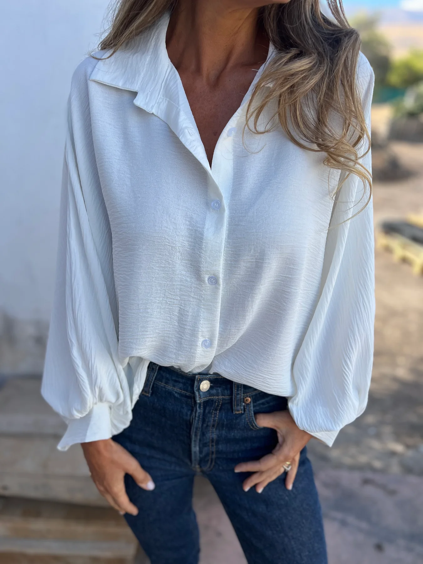 Women's Casual Relaxed Linen Top