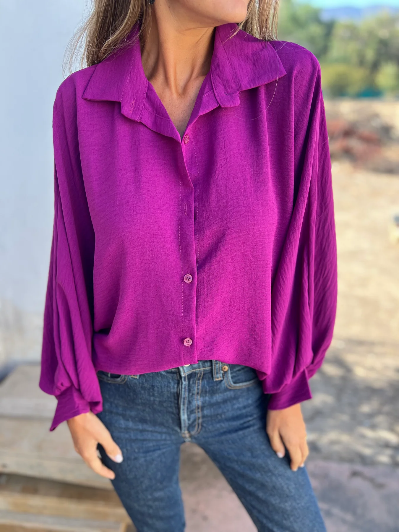 Women's Casual Relaxed Linen Top