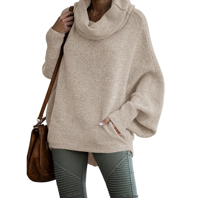 Women's Winter Fashion Solid Color High-Neck Padded Top