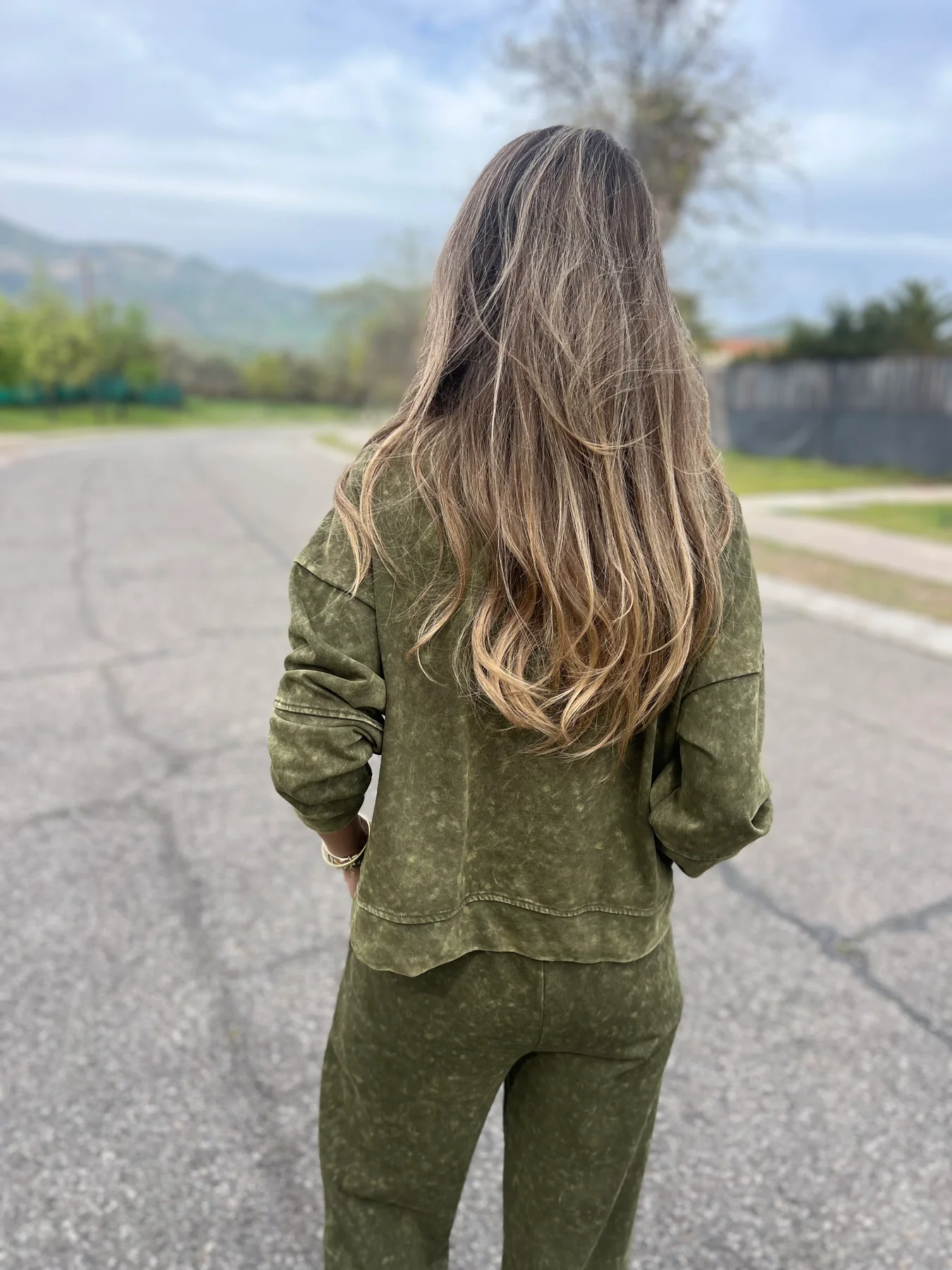 Stretch cotton jumpsuit