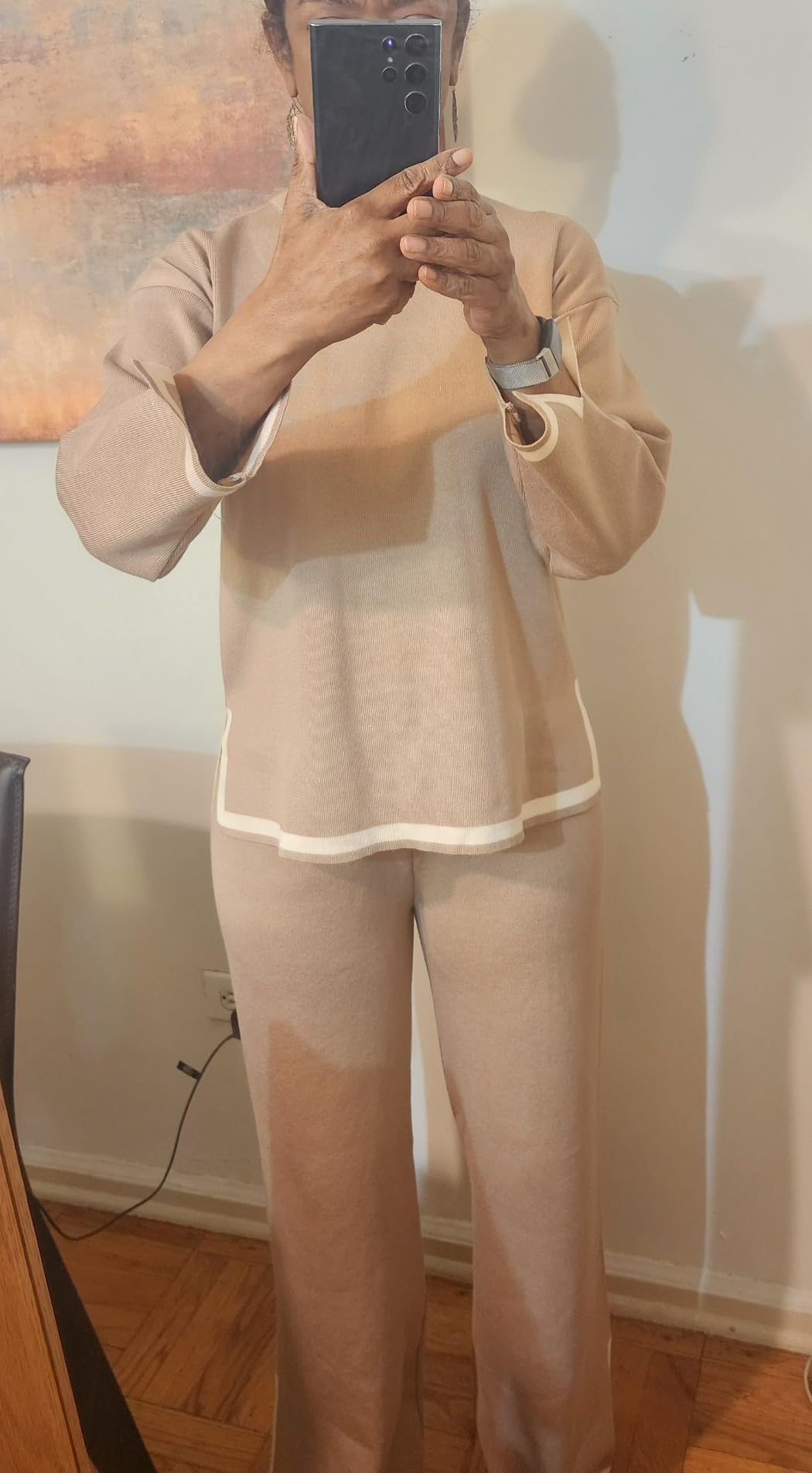 2025🔥Women's Cashmere Knitted Sweater Casual Suit