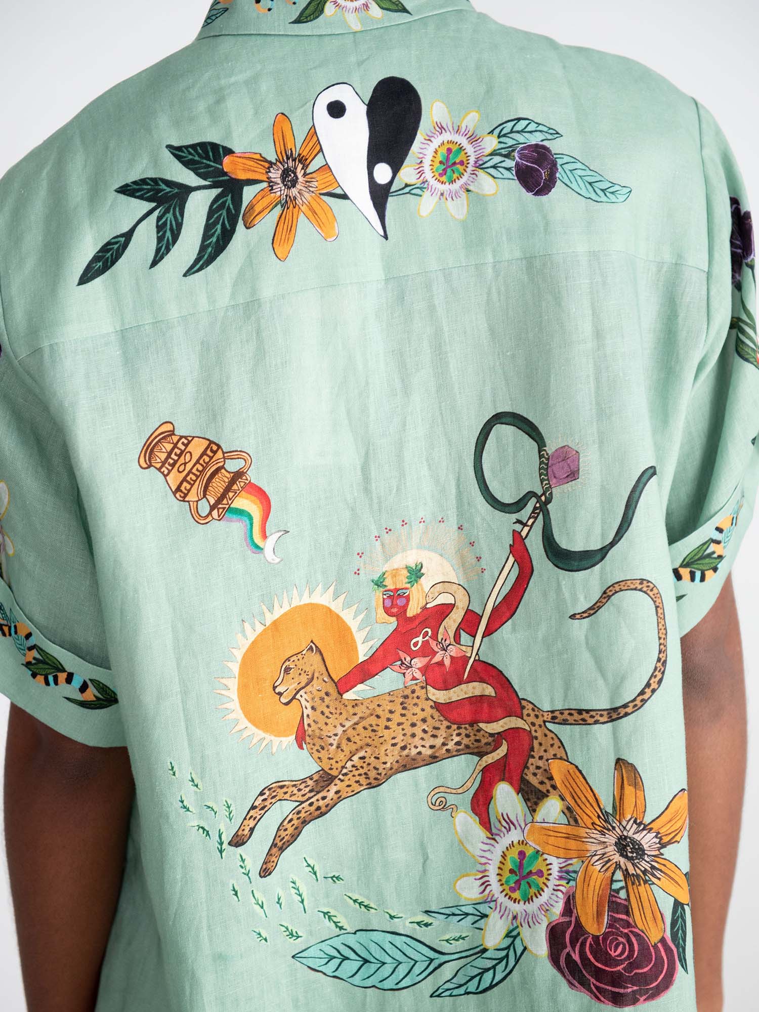 Botanical Dream Embroidered Two-Piece Set