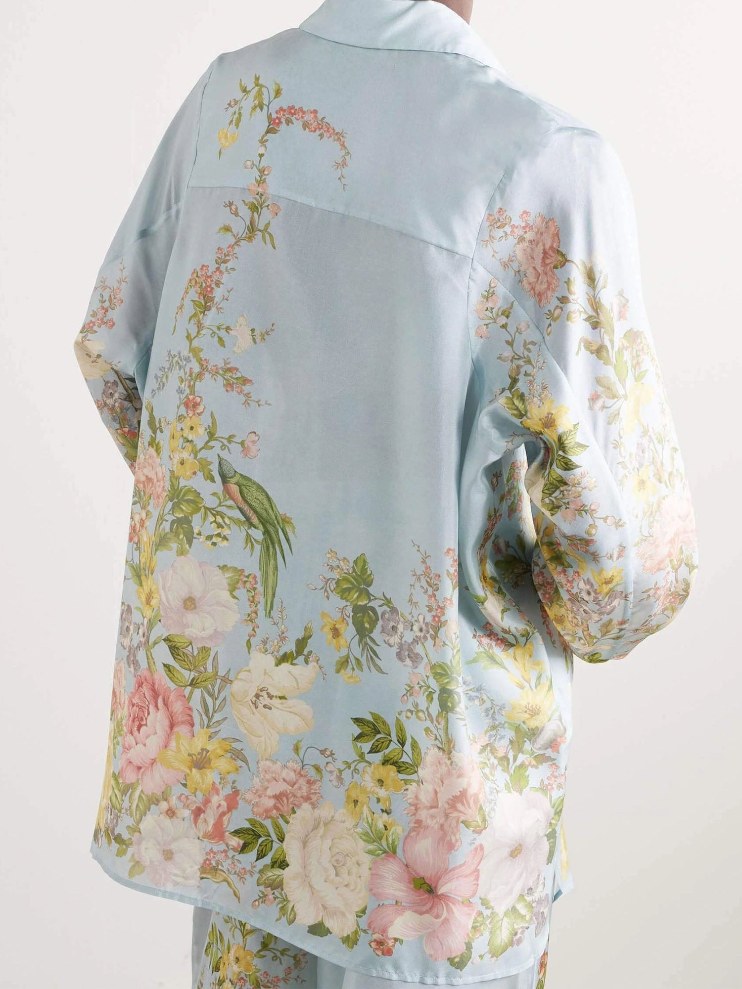 Pastel Floral Oversized Shirt