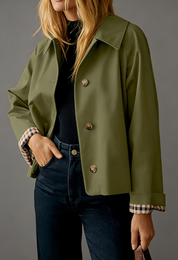 2026 Classic Lightweight Plaid Lined Casual Jacket