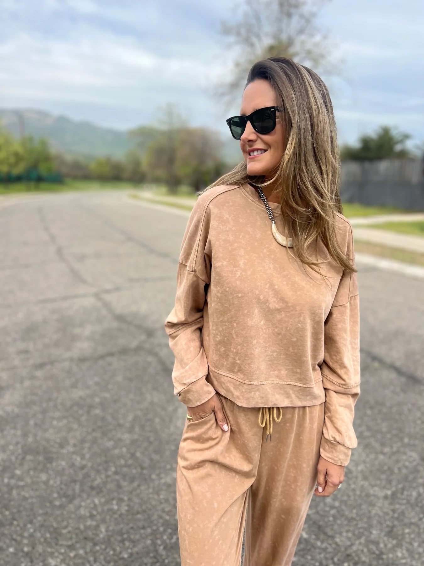 Stretch cotton jumpsuit