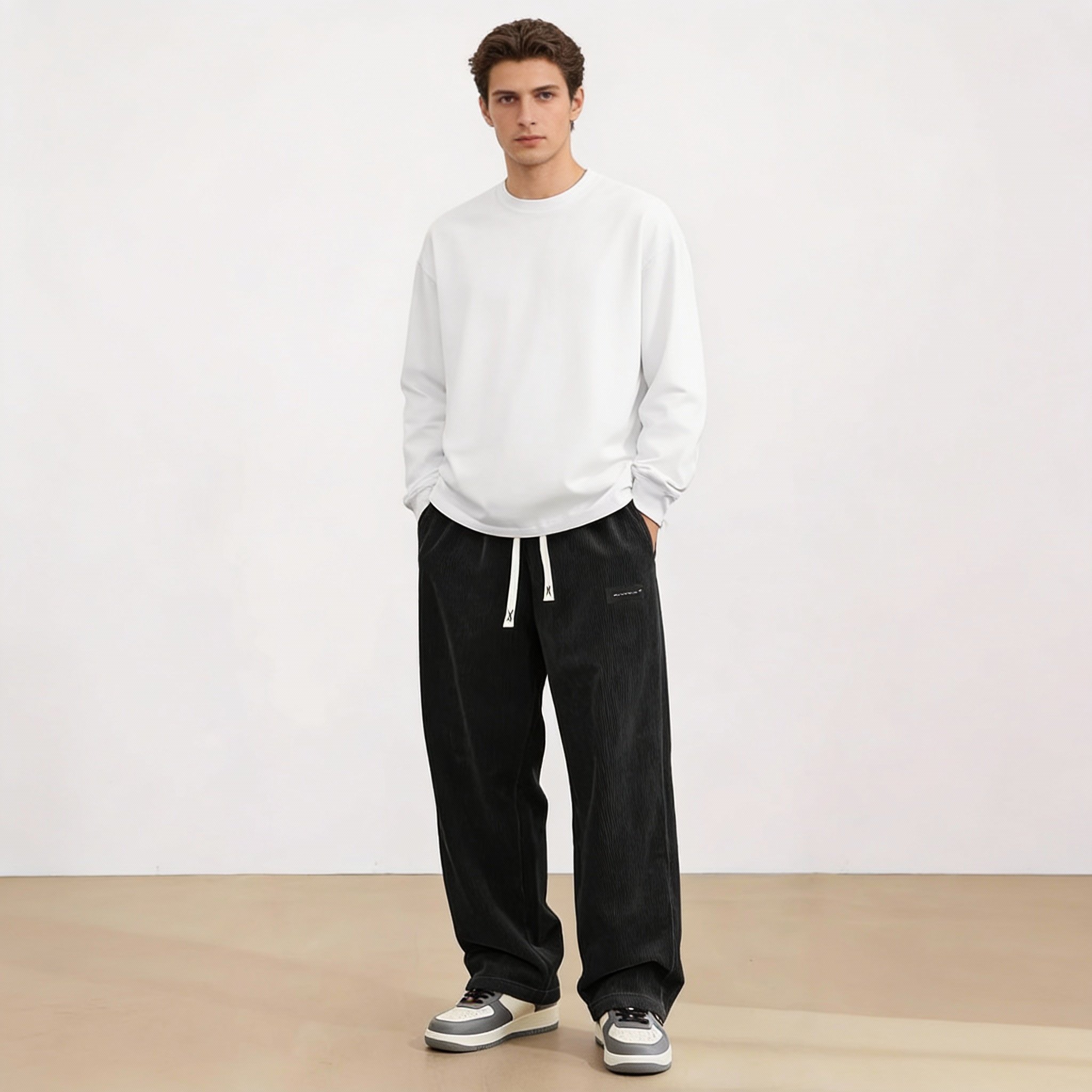 Special offer on a new product! 🌟 Wide-Leg Corduroy Trousers - Urban Vintage Edition 2026