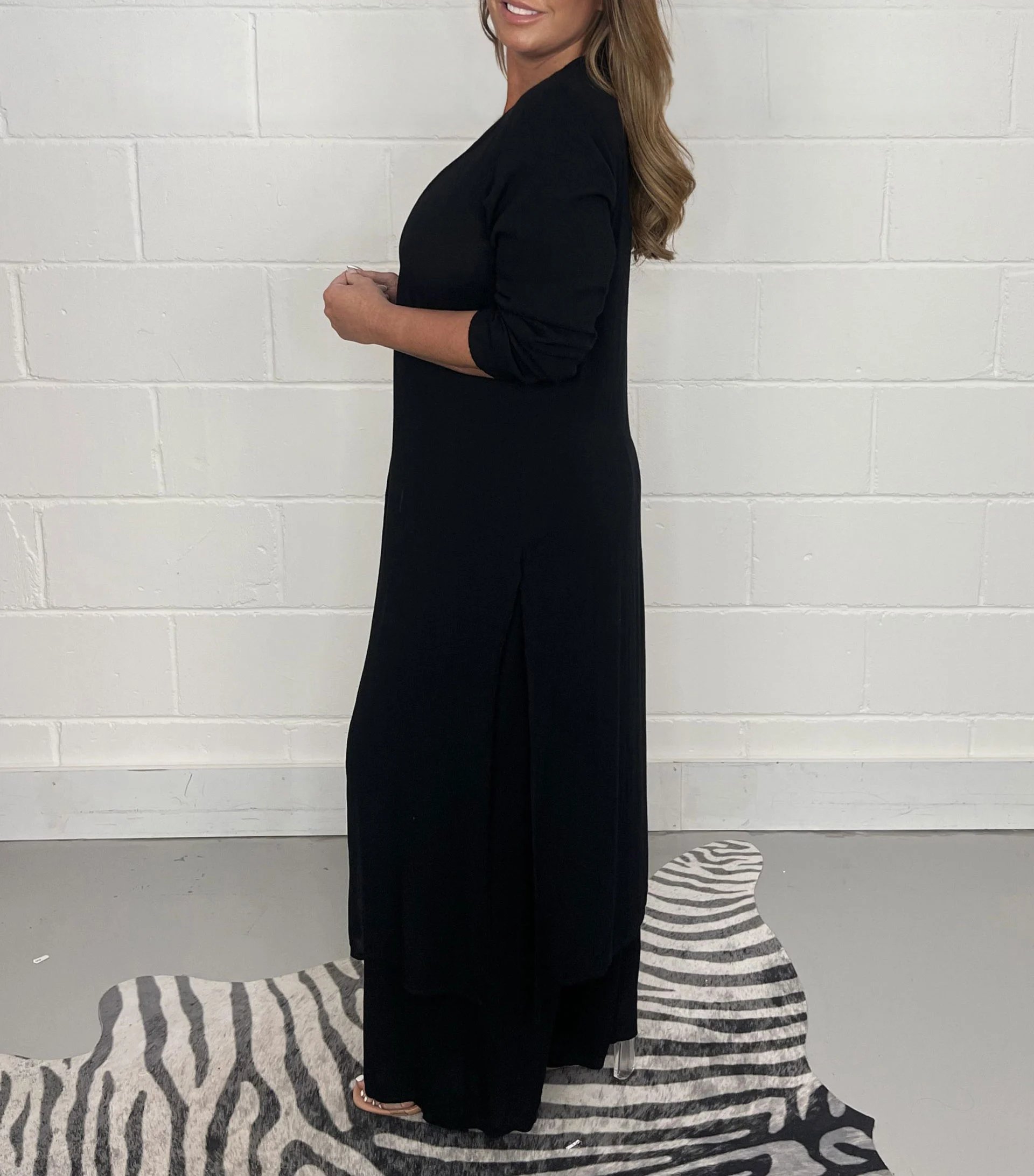 🔥Buy 2 save 20%-Casual 2 Pieces Suit With Long Top & Matching Trouser