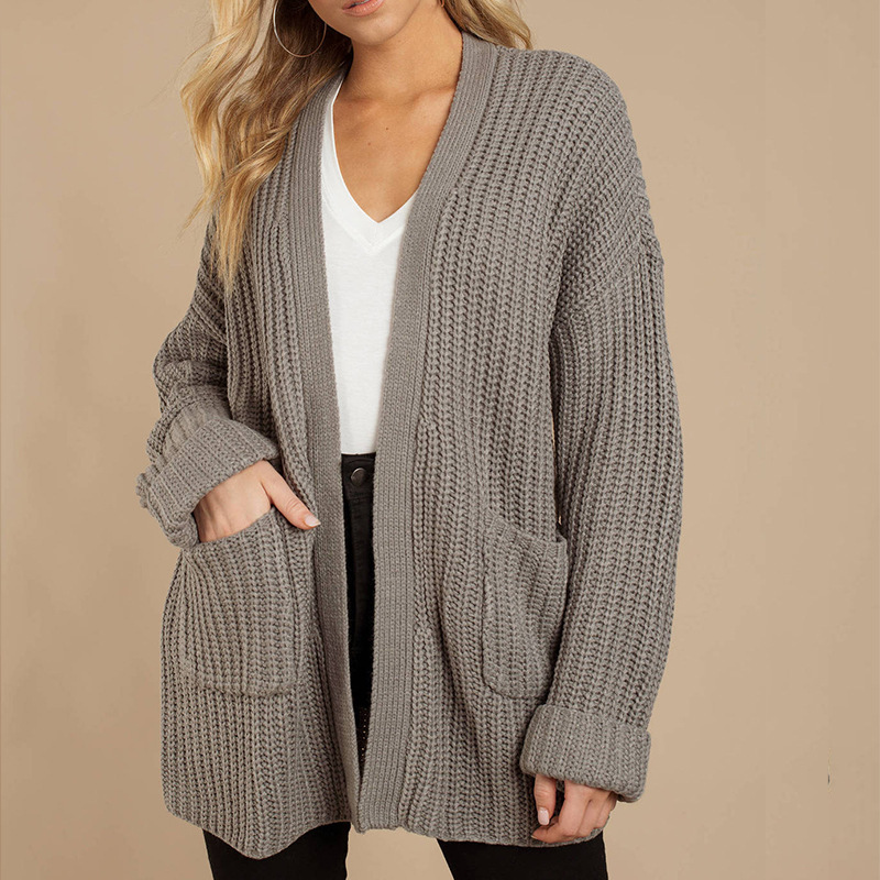 2025 🔥Women's Loose mid-length knitted cardigan
