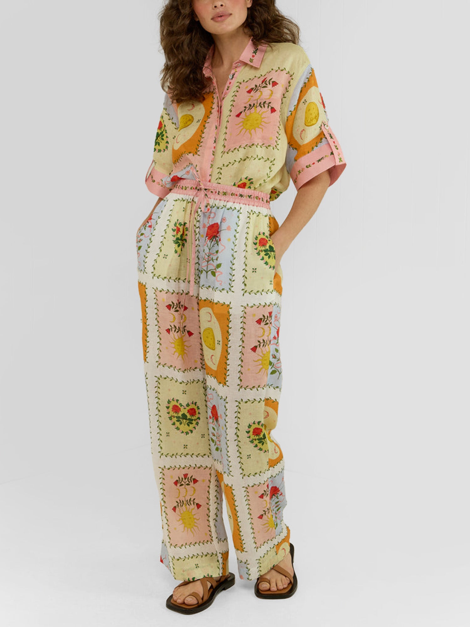 Citrus Garden Relaxed Shirt