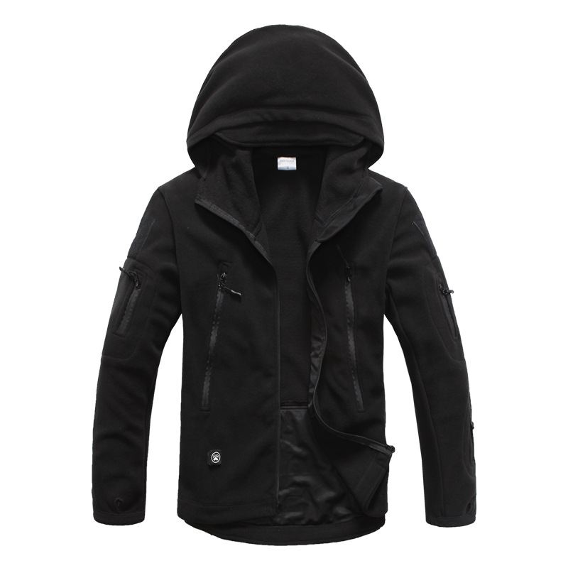Outdoor hardshell jacket cowl jacket