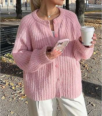 🔥2026 New🔥Stylish round neck knitted cardigan