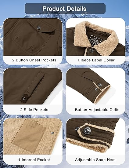 2025 🔥Men Casual Winter Workwear Cashmere Jacket