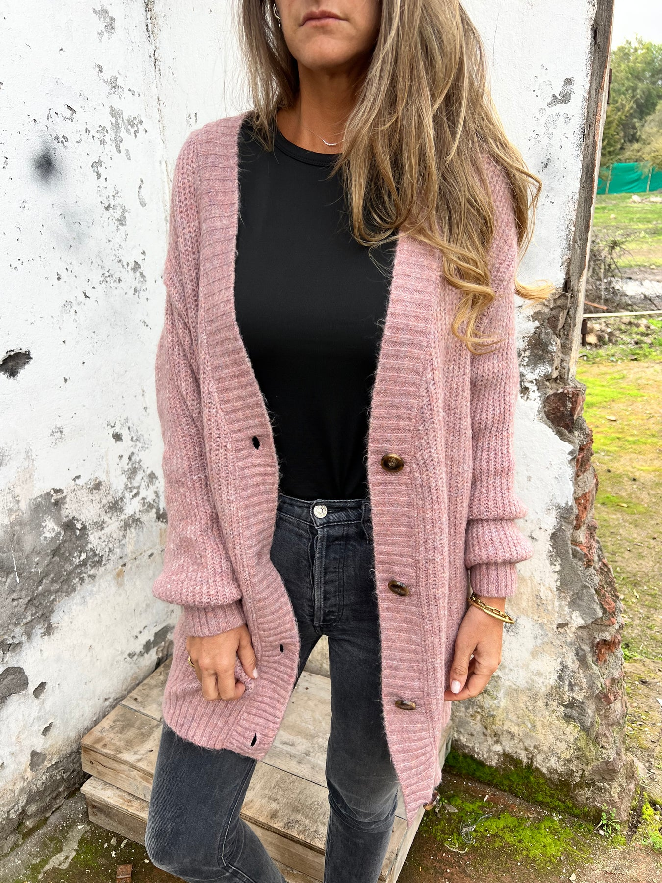 2024 New Women's Long Sleeve Casual Sweater Cardigan