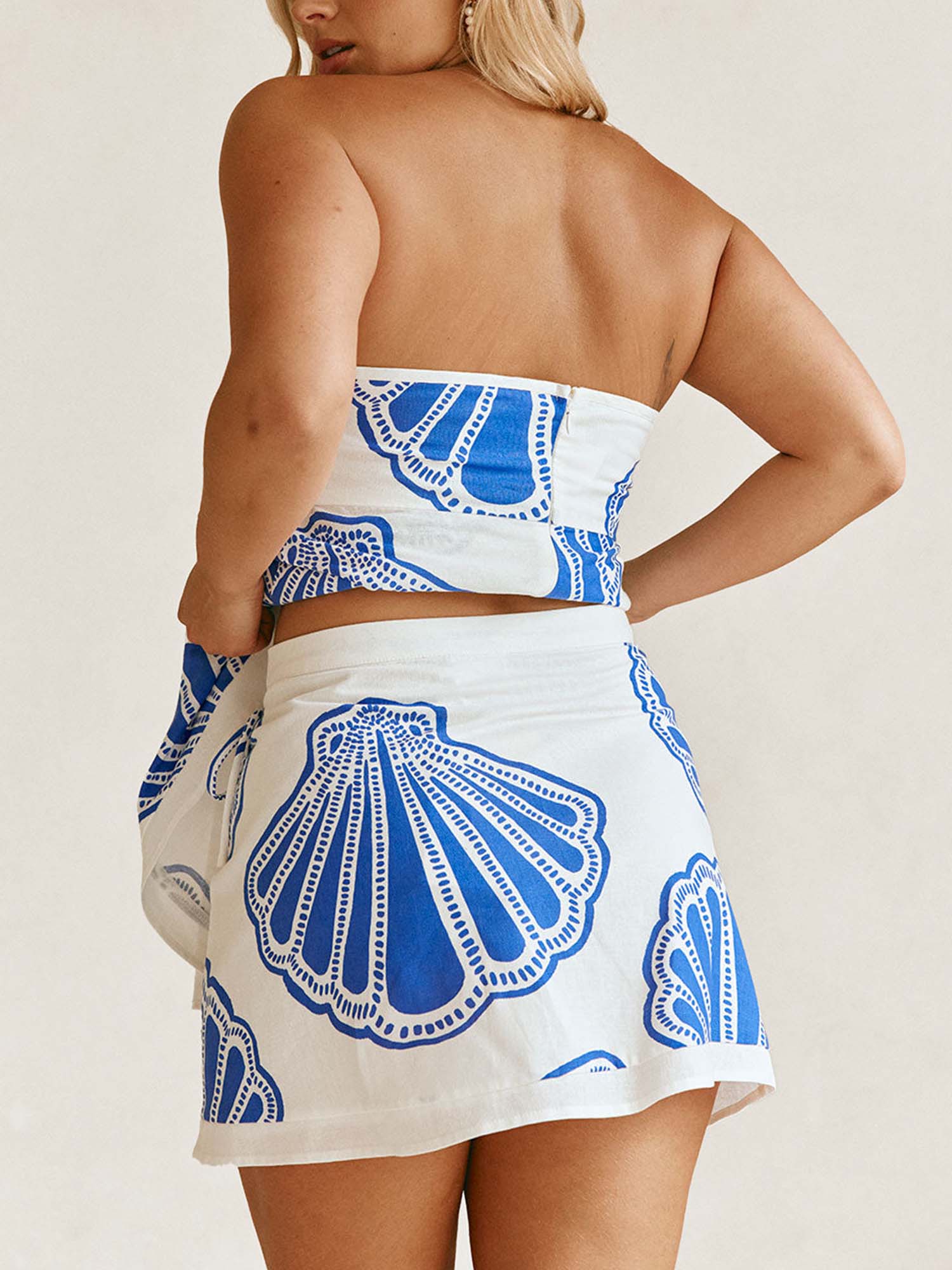 Ocean Breeze Bandeau & Wrap Skirt Set