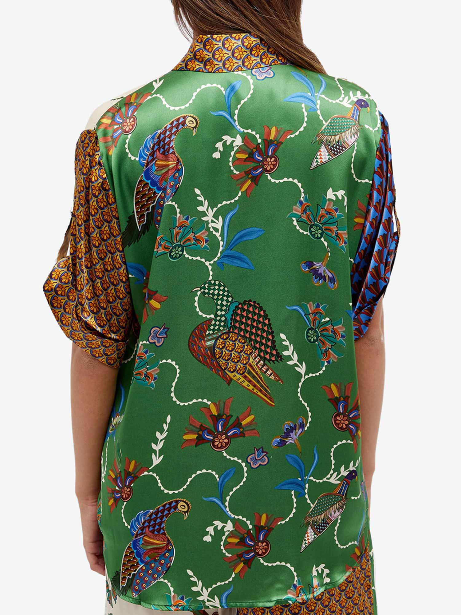 Birdsong Contrast Print Shirt