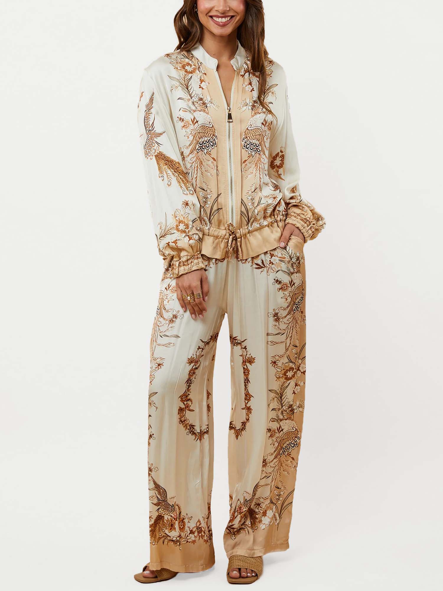 Baroque Garden Relaxed Pants