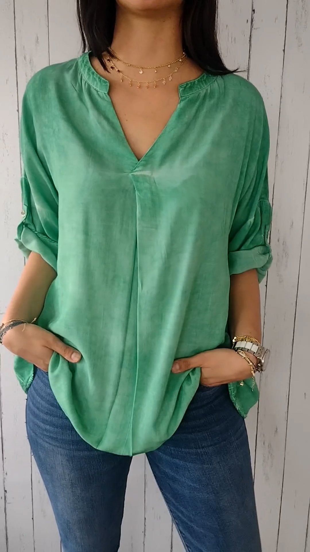 Hot Sale🔥 Women's V-neck Comfortable Loose Top