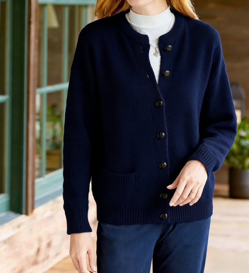 2026 Woman's  Wool Cardigan warm sweater coat