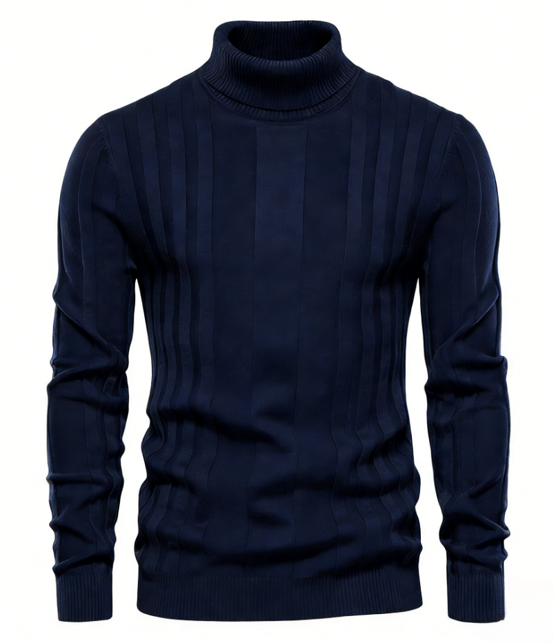 2026 Casual Plus Size Turtleneck Cashmere Knit Sweater